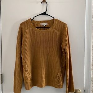Mustard yellow sweater